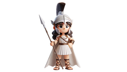 Athena: the Greek Goddess of Wisdom and War - Divine Victory with Athena's Owl, Shield and Spear