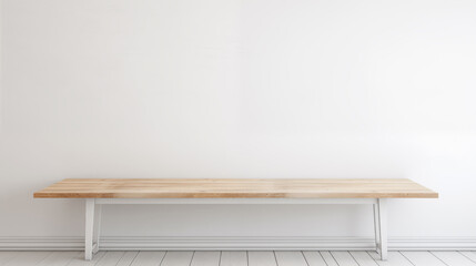 Light table near a white wall