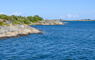 Landscape in the archipelago in Finland