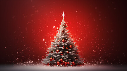 christmas tree and gifts - Generative AI