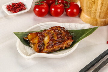 Grilled eel with unagi sauce