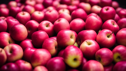 Lots of pink apples