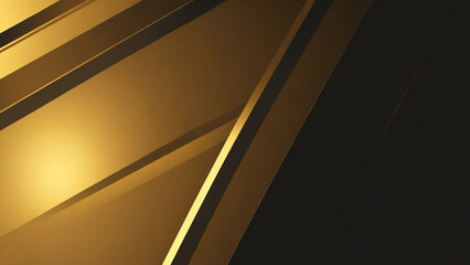 Obraz premium Golden background with place for text. AI