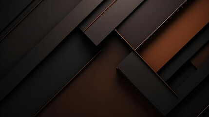 Abstract and minimalist background in black and brown colors