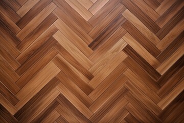 Parqet wooden floor. Pattern, texture, background design. Top view. Ai Generative - obrazy, fototapety, plakaty