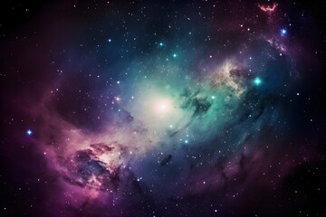 Amazing nebula background
