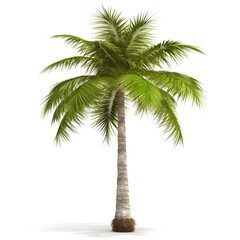 Obraz premium Palm isolated on white background
