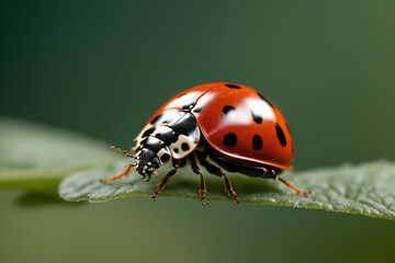 Fototapeta premium Ladybug in the forest