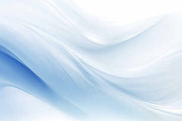 Light blue abstract wave design with a soft gradient