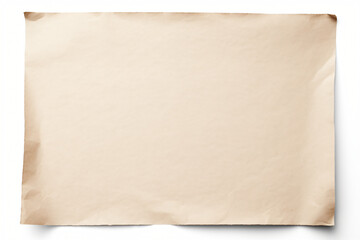 Smooth beige paper with soft creases