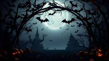 halloween night background with bats,halloween background with bats,halloween night background