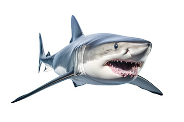 A Shark isolated on a transparent background.