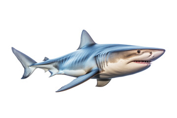 Obraz premium A Shark isolated on a transparent background.
