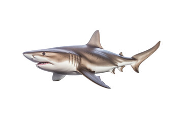 A Shark isolated on a transparent background.