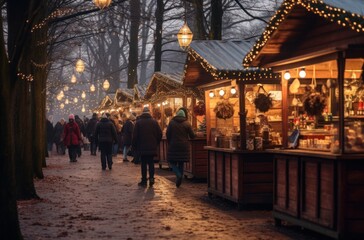 tuzla's winter markets are a staple in winter tourist sights