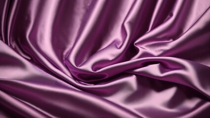 Abstract background of light purple silk satin, with a subtle sheen. Background, texture. 