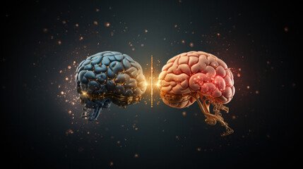 3d rendered illustration of human brain