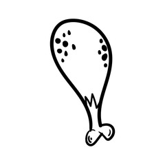 Cartoon icon American fast food