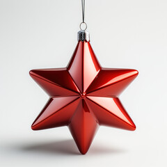red star christmas decoration