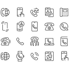 Phone Icons vector design