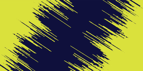 Yellow halftone on blue background. Vector dotted sparkles or halftone shine pattern texture