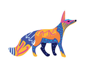 Obraz premium alebrije mexico fox