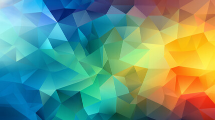 Fototapeta premium Spectrum Geometric Abstract with Gradient