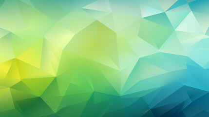 Blue and Green Geometric Mosaic Background

