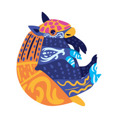 alebrije mexico armadillo