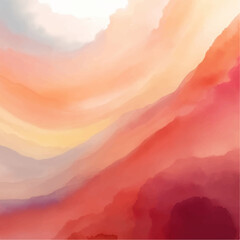 Abstract watercolor background with space, Orange watercolor