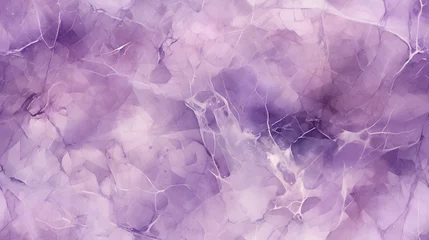 Poster Im Rahmen Mystical purple marble with silver quartz threads texture, seamless texture, infinite pattern © Viktoria