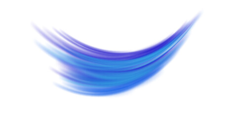 Fototapeta premium Luminous blue lines png of speed. Format PNG. Light glowing effect png. Abstract motion lines. Light trail wave, fire path trace line, car lights, optic fiber and incandescence curve twirl