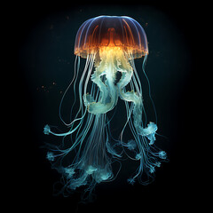 Medusas vistas a través de Rayos X - obrazy, fototapety, plakaty