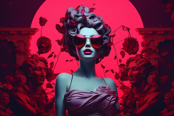 wallpaper digital art vapor-wave