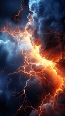 dynamic lightning storm wallpaper with dramatic uhd wallpaper