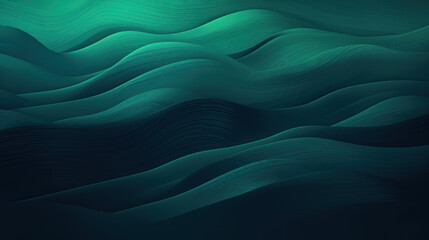 Obraz premium Dark Emerald and Navy Blue Gradient Design