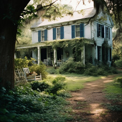 old house in the woods