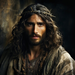 Jesus with the crown of thorns