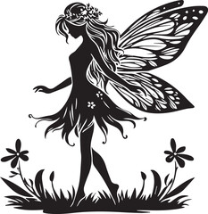 fairy EPS, fairy Silhouette, fairy Vector, fairy Cut File, fairy Vector