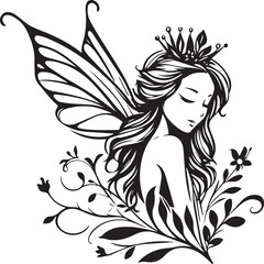 fairy EPS, fairy Silhouette, fairy Vector, fairy Cut File, fairy Vector