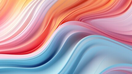 Abstract 3D Pastel Background Realistic