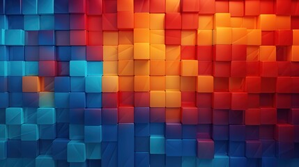 Abstract Background with Bright Squares