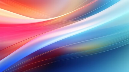 Obraz premium Rainbow Blur Lines