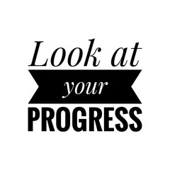 ''Celebrate your progress'' Quote Illustration Design