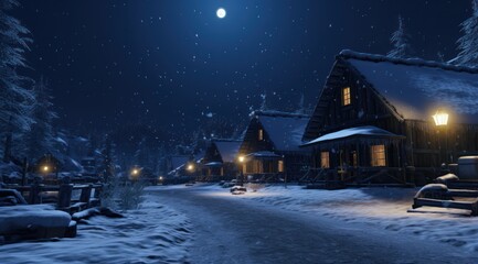 christmas night on christmas town