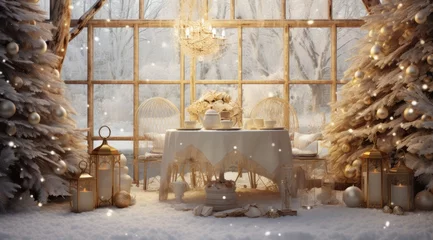  christmas tea party © olegganko