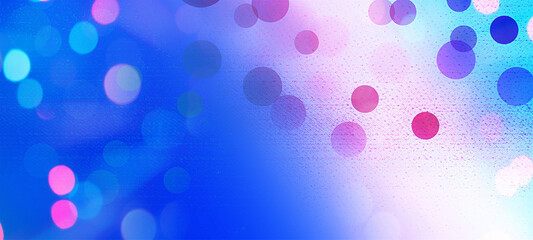 Blue widescreen bokeh background for seasonal, holidays, event and celebrations with copy space for text or your images