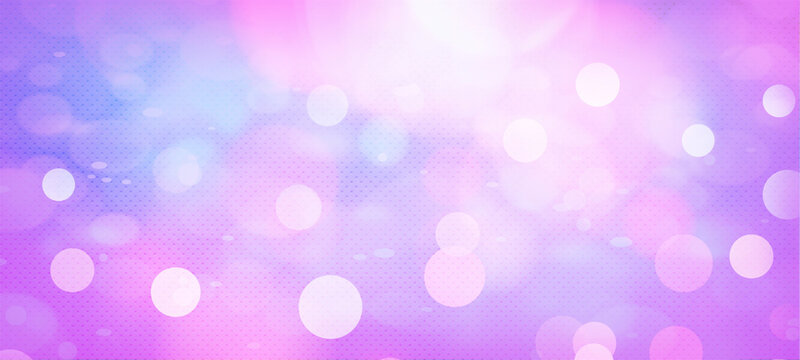 Pink widescreen bokeh background for seasonal, holidays, event and celebrations with copy space for text or your images
