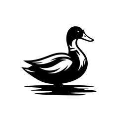 Duck Vector Logo Art - obrazy, fototapety, plakaty
