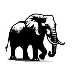 Elephant Vector Logo Art